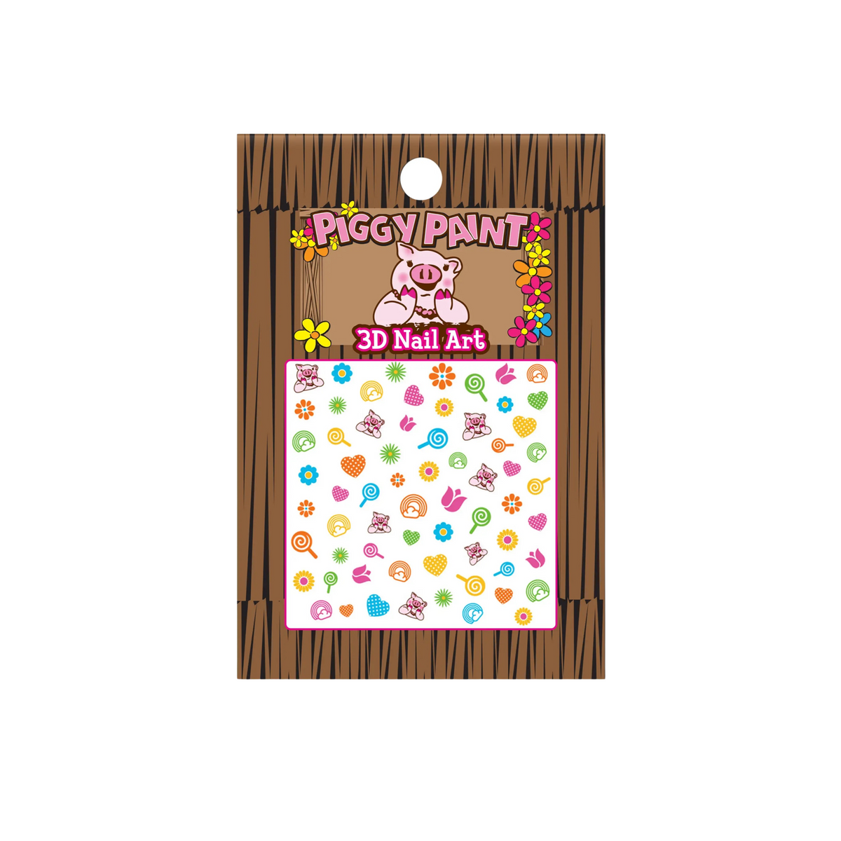 Piggy Paint 3-D Nail Art Stickers