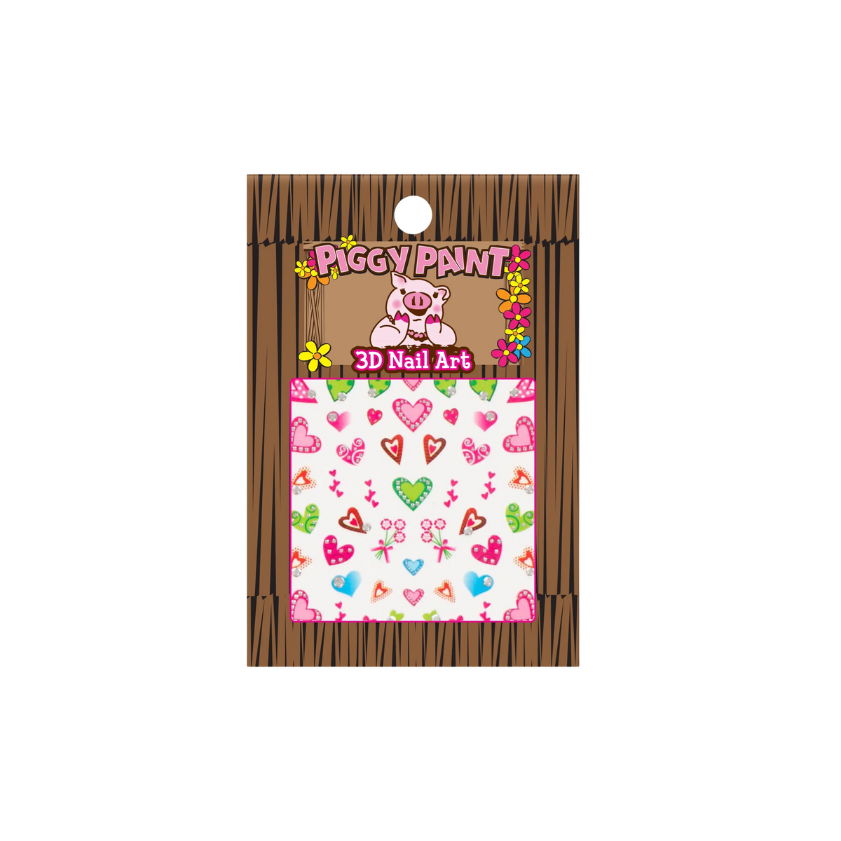 Piggy Paint 3-D Nail Art Stickers