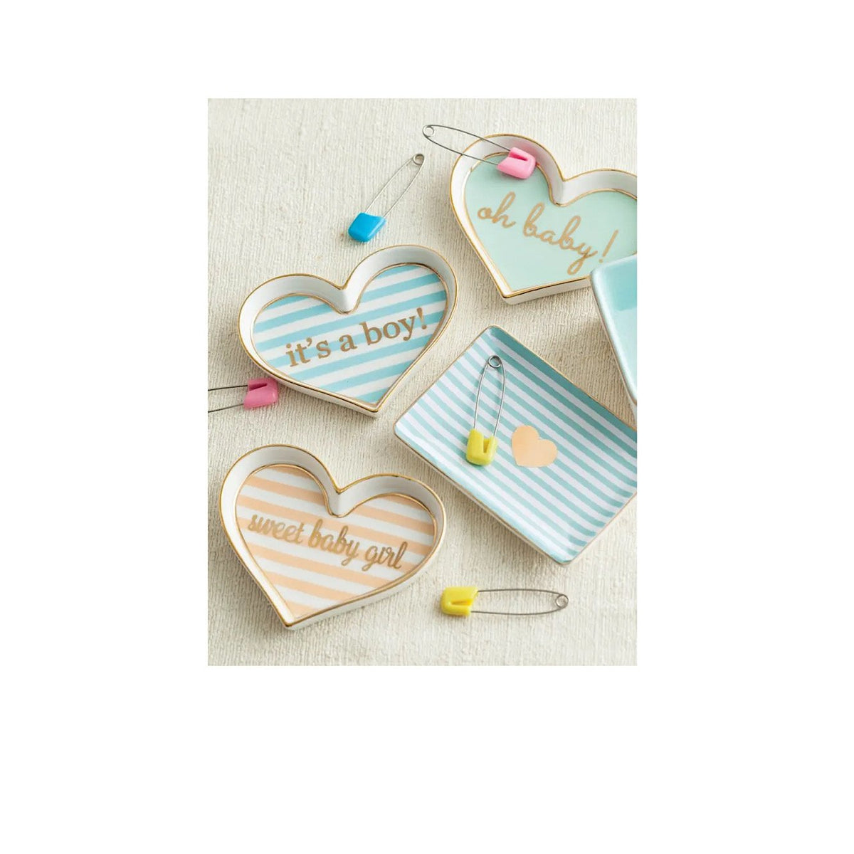 Porcelain Oh Baby Trinket Tray