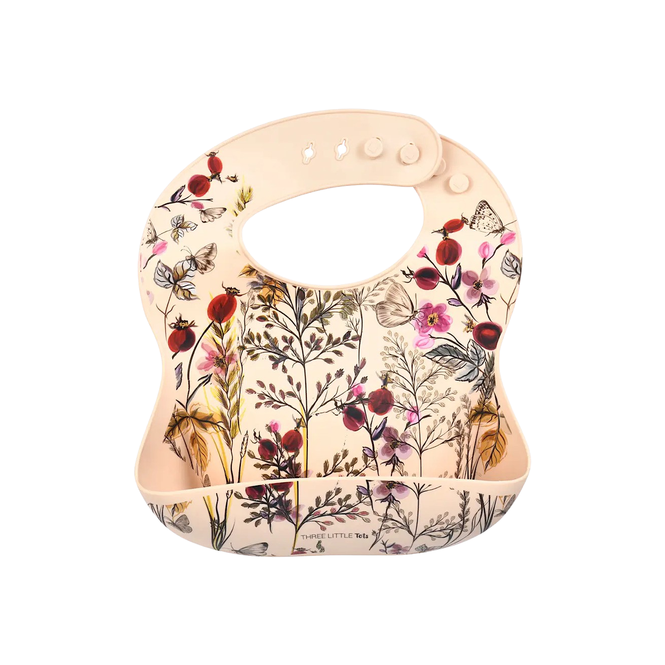 Print Silicone Bib And Crumb Catcher