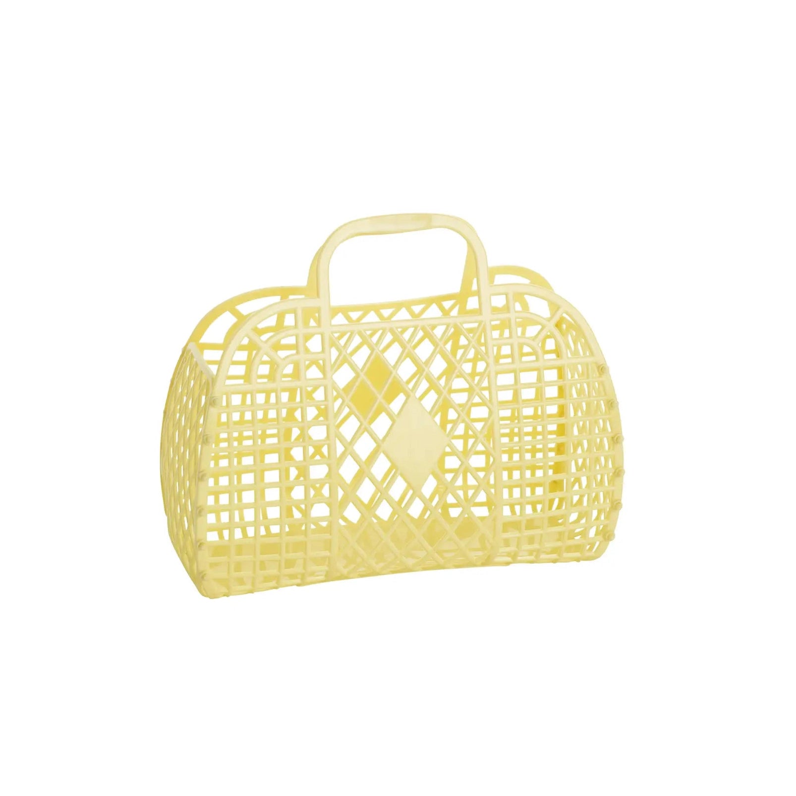 Retro Sun Jellies Small Basket Bags