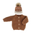 Sienna Buffalo Check Knit Pom Hat