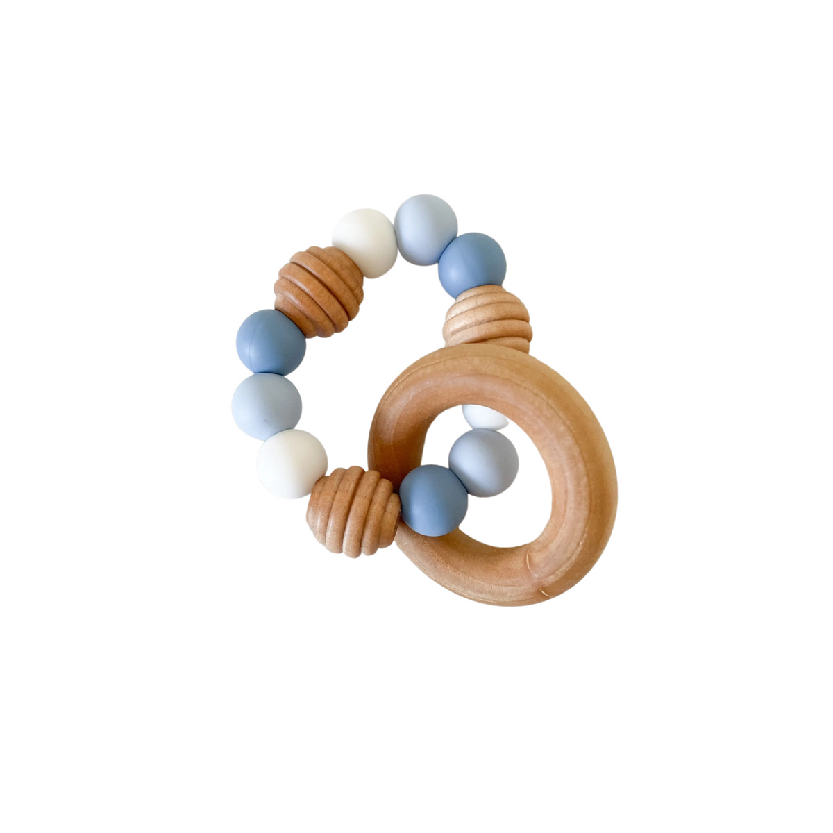 Silicone &amp; Wood Baby Teether
