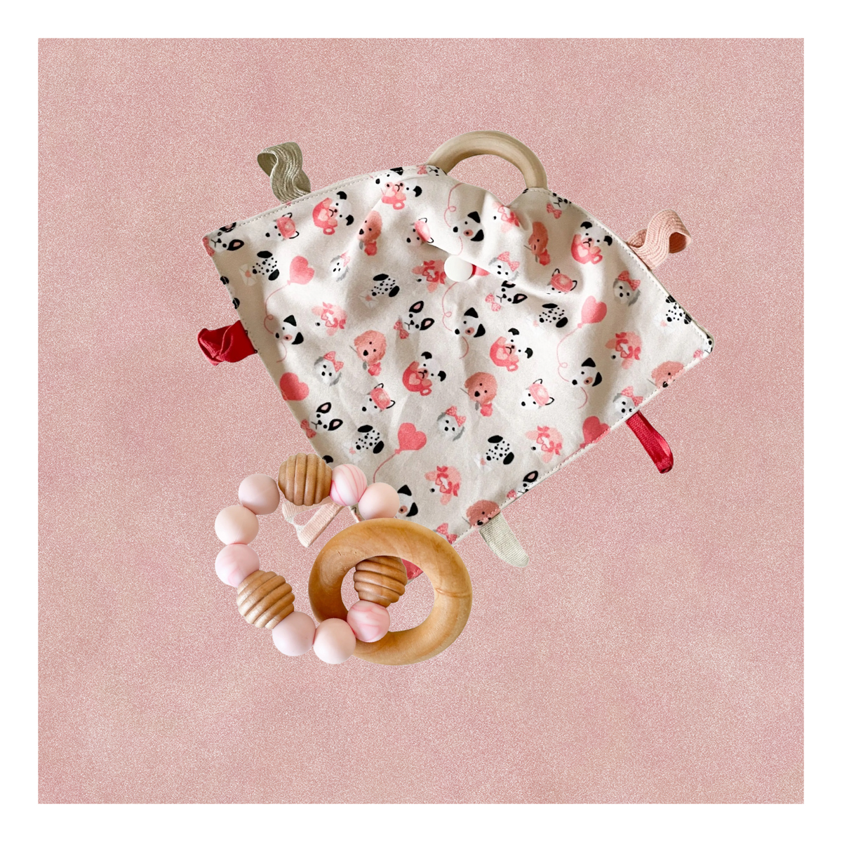 Silicone &amp; Wood Baby Teether