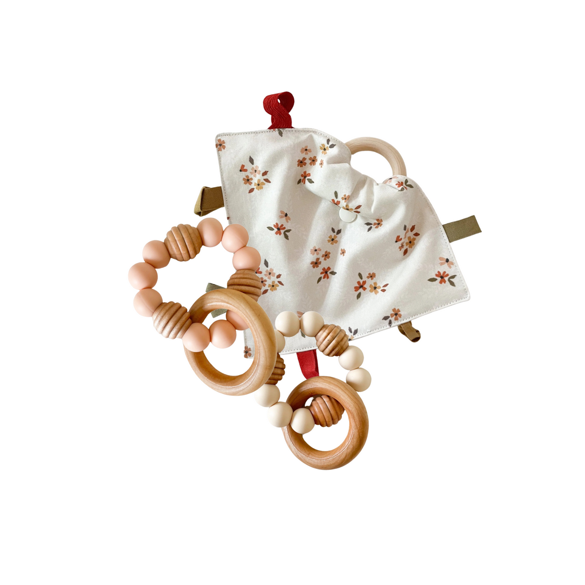 Silicone &amp; Wood Baby Teether