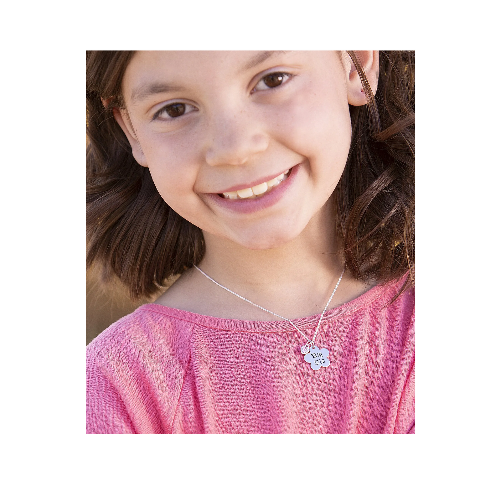 Sterling Silver Daisy Necklace