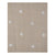 Taupe Cross Cotton Muslin Crib Sheet