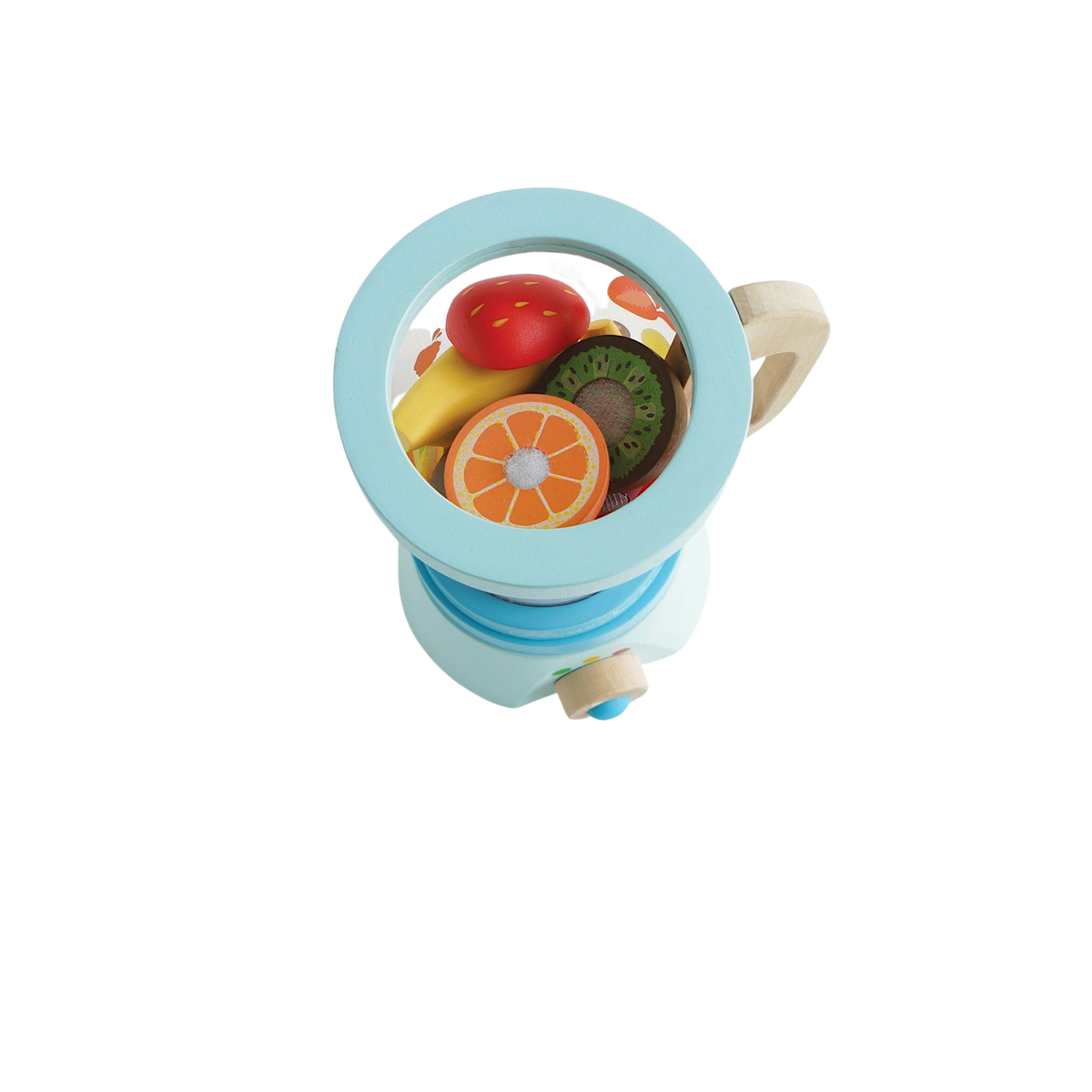 Wooden Fruit & Smoothie Blender Set
