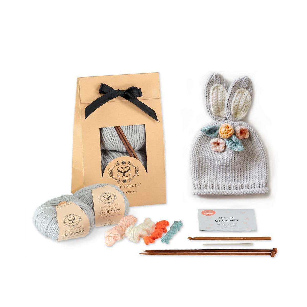 Woodland Bunny Hat Knitting Kit