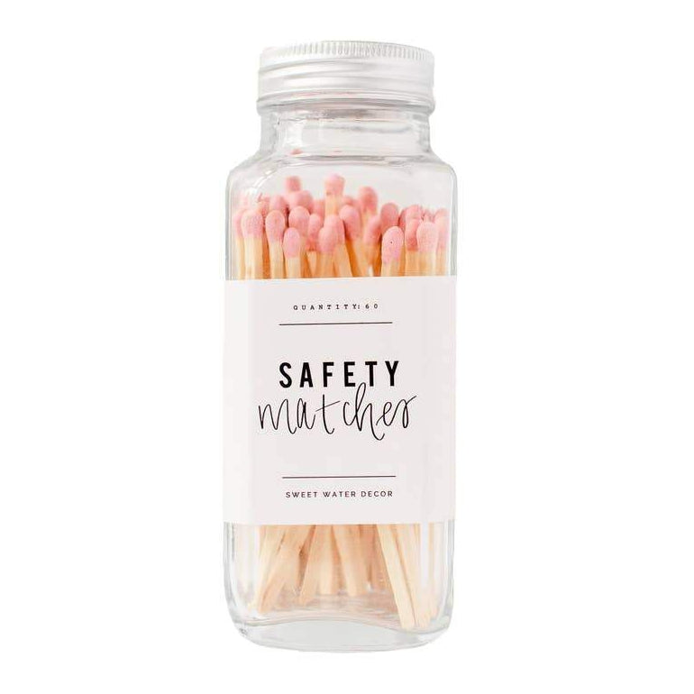 Safety Matches Glass Jar
